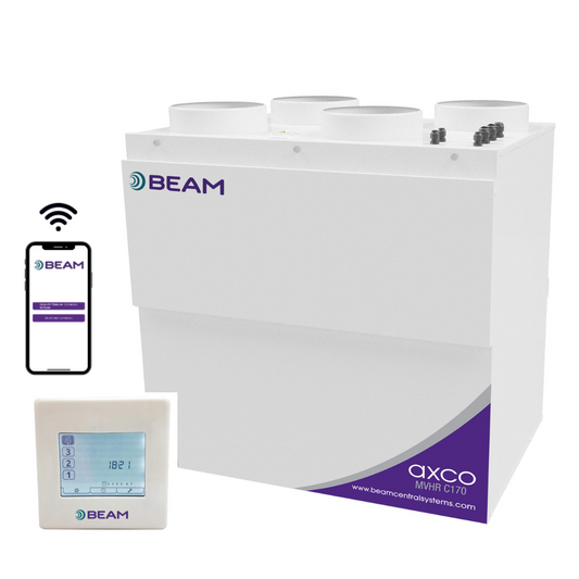 Beam Axco C170 MVHR unit with Aura-T Control (App Ready)