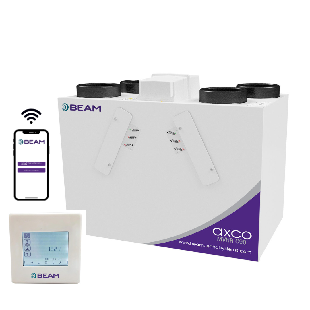 Beam Axco C90 MVHR unit with Aura-T Control (App Ready)