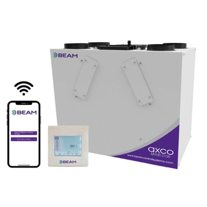 Beam Axco C130 MVHR unit with Aura-T Control (App Ready)