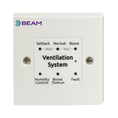 Mechanical Central Extract Ventilation (MEV) Unit with Indicator Panel